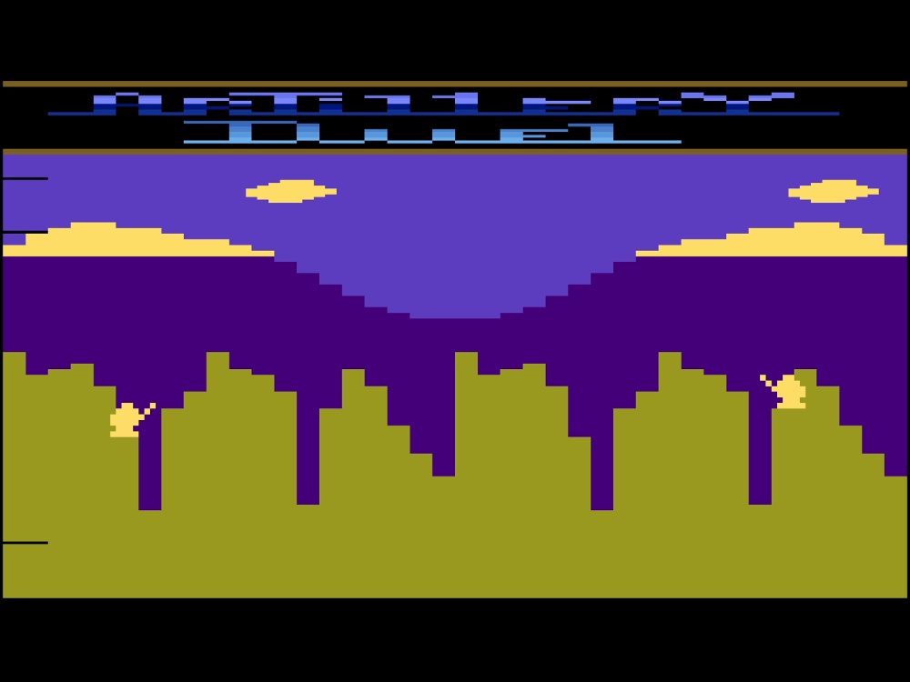 Title Screen of Artillery Duel for Atari 2600